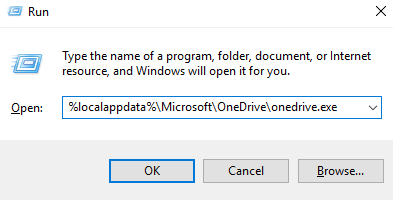 how to reset OneDrive in Windows 10