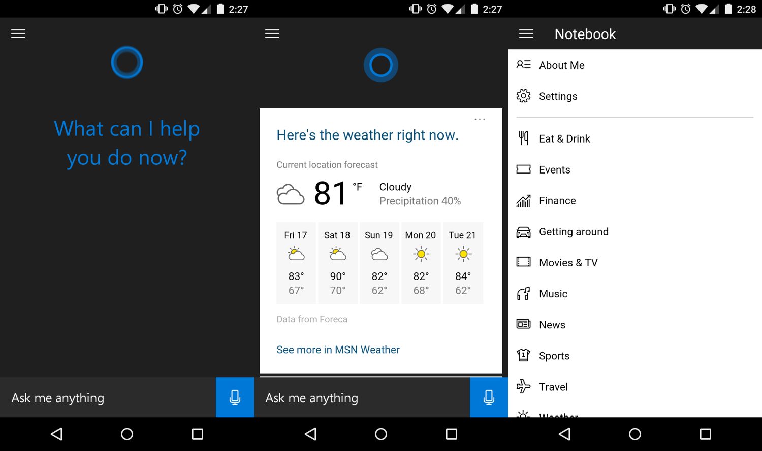 How to use Cortana for Android