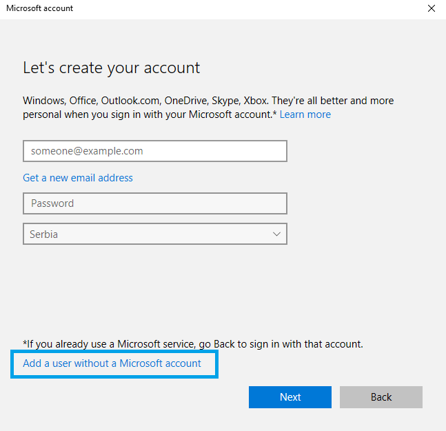 how to create a new administrator account in Windows 10