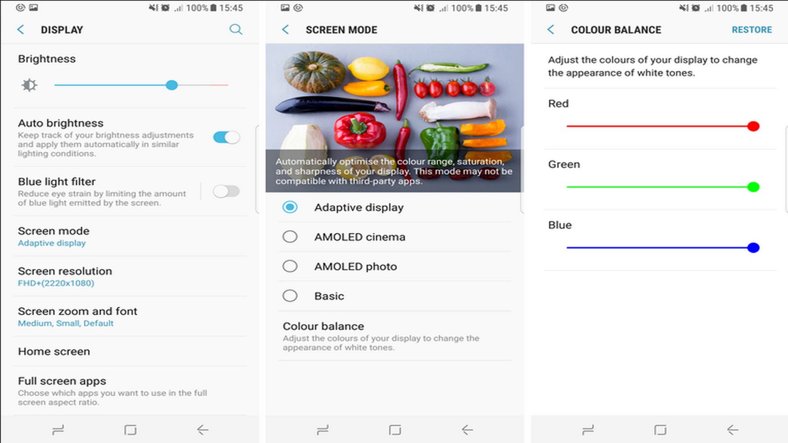 Risolvi i problemi di colore dello schermo del Galaxy Note 8