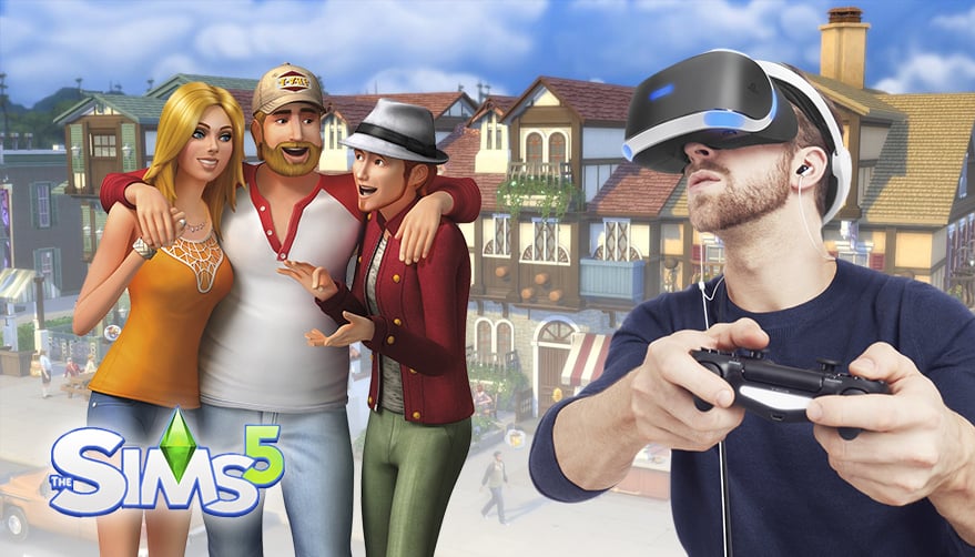 Cuffie VR di The Sims 5
