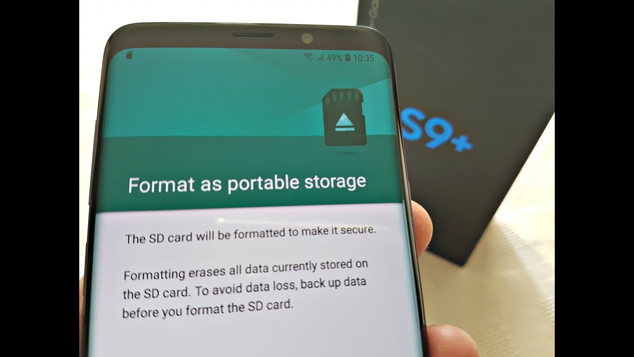 How To Fix Samsung Galaxy S9 SD Card Issues