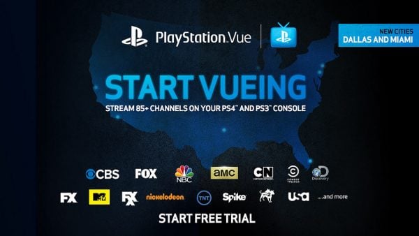 Play Station Vue Live TV Streaming