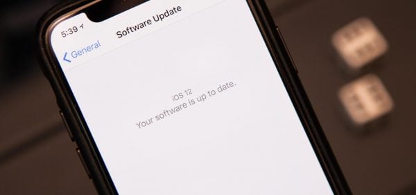 iPhone XS gibt ios 12-Update heraus