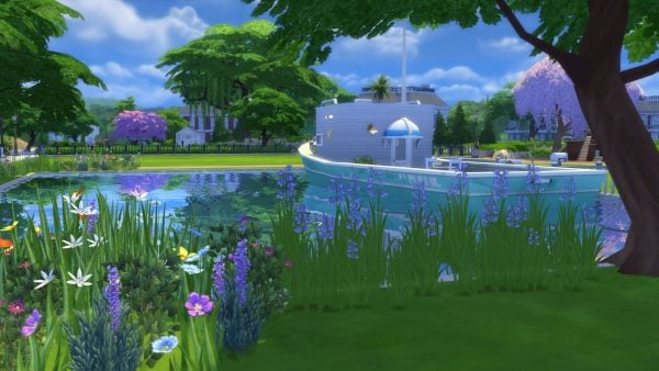 Casa flotante Sims 4 Mods