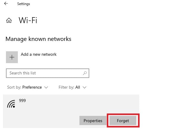 How to delete saved Windows 10 Wi-Fi networks