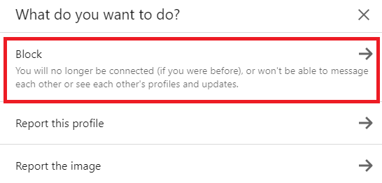 How to block connections on LinkedIn