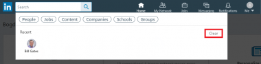 How to Clear LinkedIn Search History | Technobezz