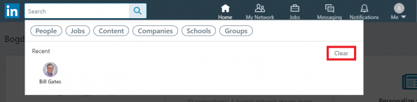 How to Clear LinkedIn Search History | Technobezz