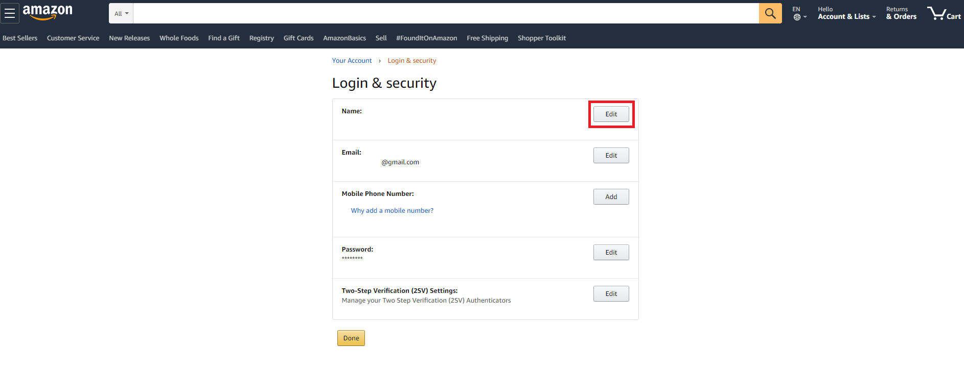 How To Change Your Name On Amazon