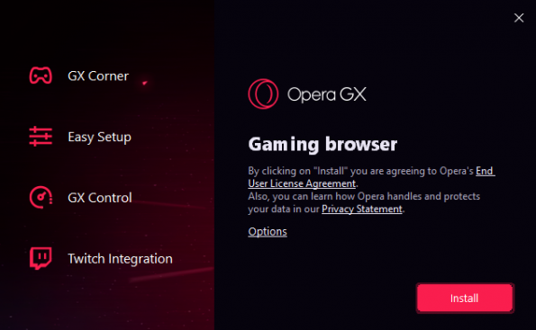 free instal Opera GX 99.0.4788.75