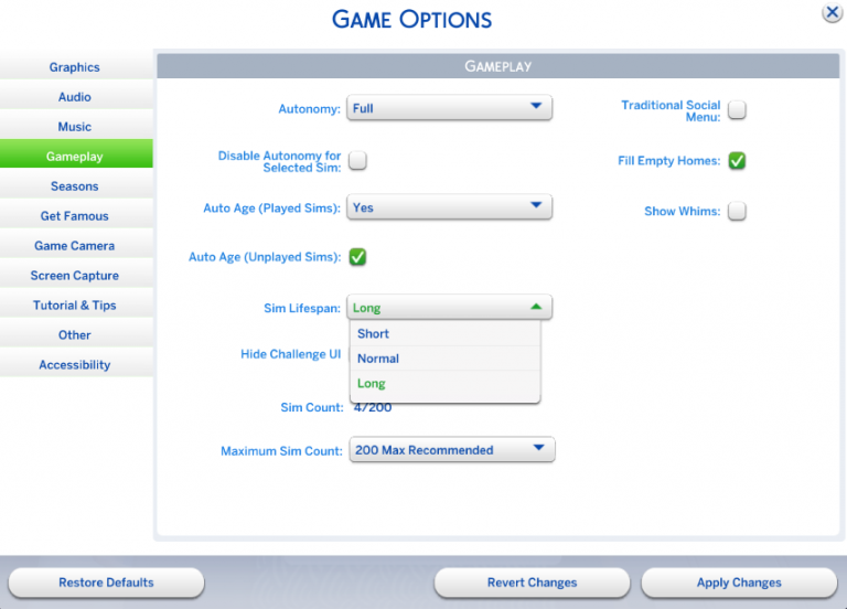 how-to-change-sim-lifespan-in-sims-4