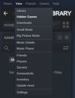 How to Hide/Unhide Games in Steam?