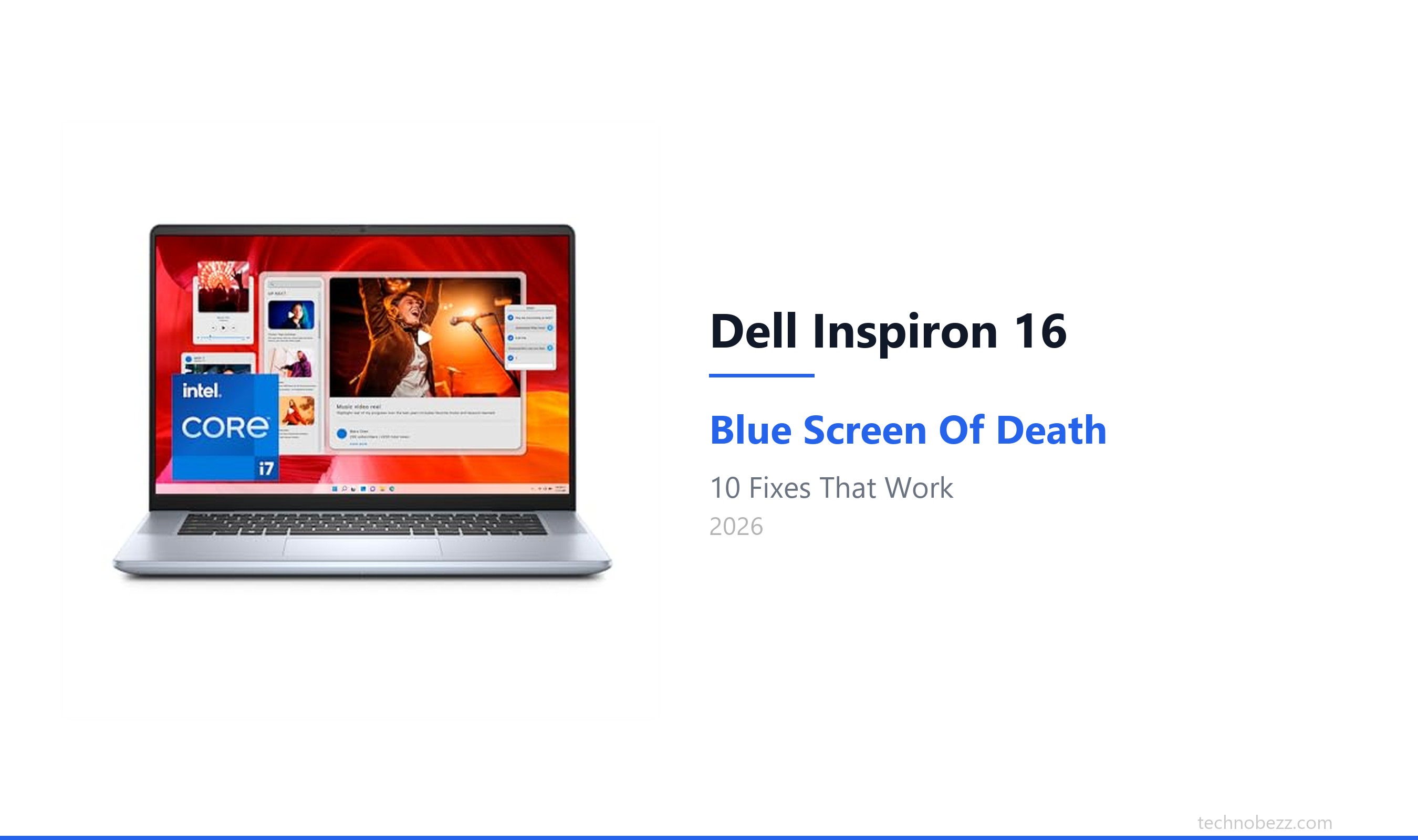 Dell Loading Screen Loop Dell Inspiron 16 Keeps Crashing with Blue Screen (10 Fixes) | Technobezz