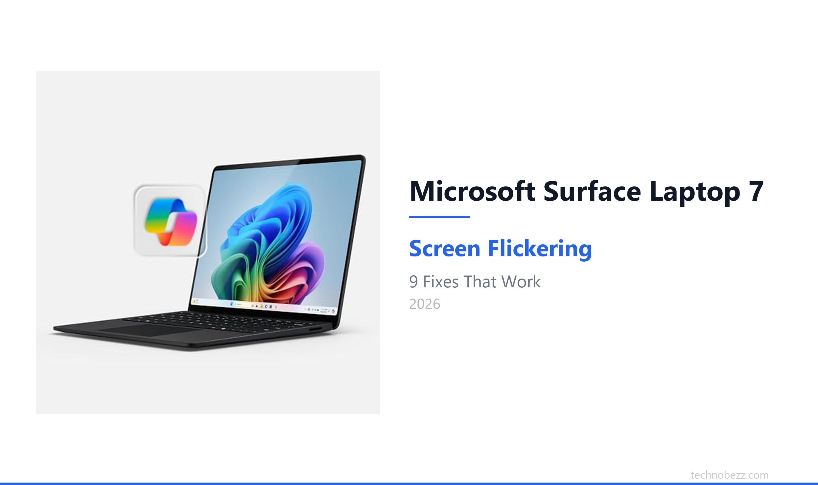 How to Fix Microsoft Surface Laptop 7 Screen Flashing (2026) | Technobezz