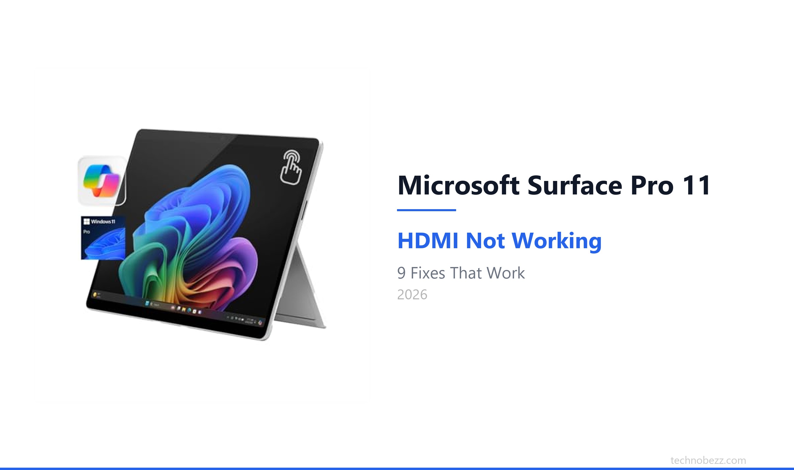 Microsoft Surface Pro 11 No Display on Monitor? 9 Fixes | Technobezz