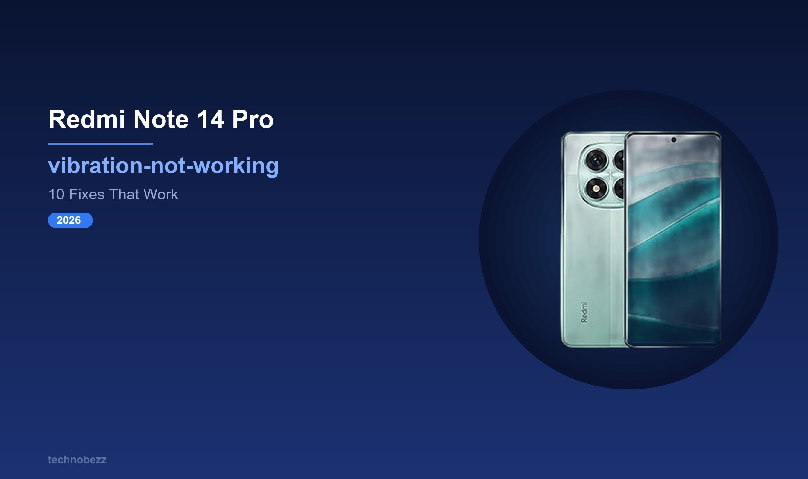 Redmi Note 14 Pro Haptic Feedback Stopped (10 Fixes) | Technobezz