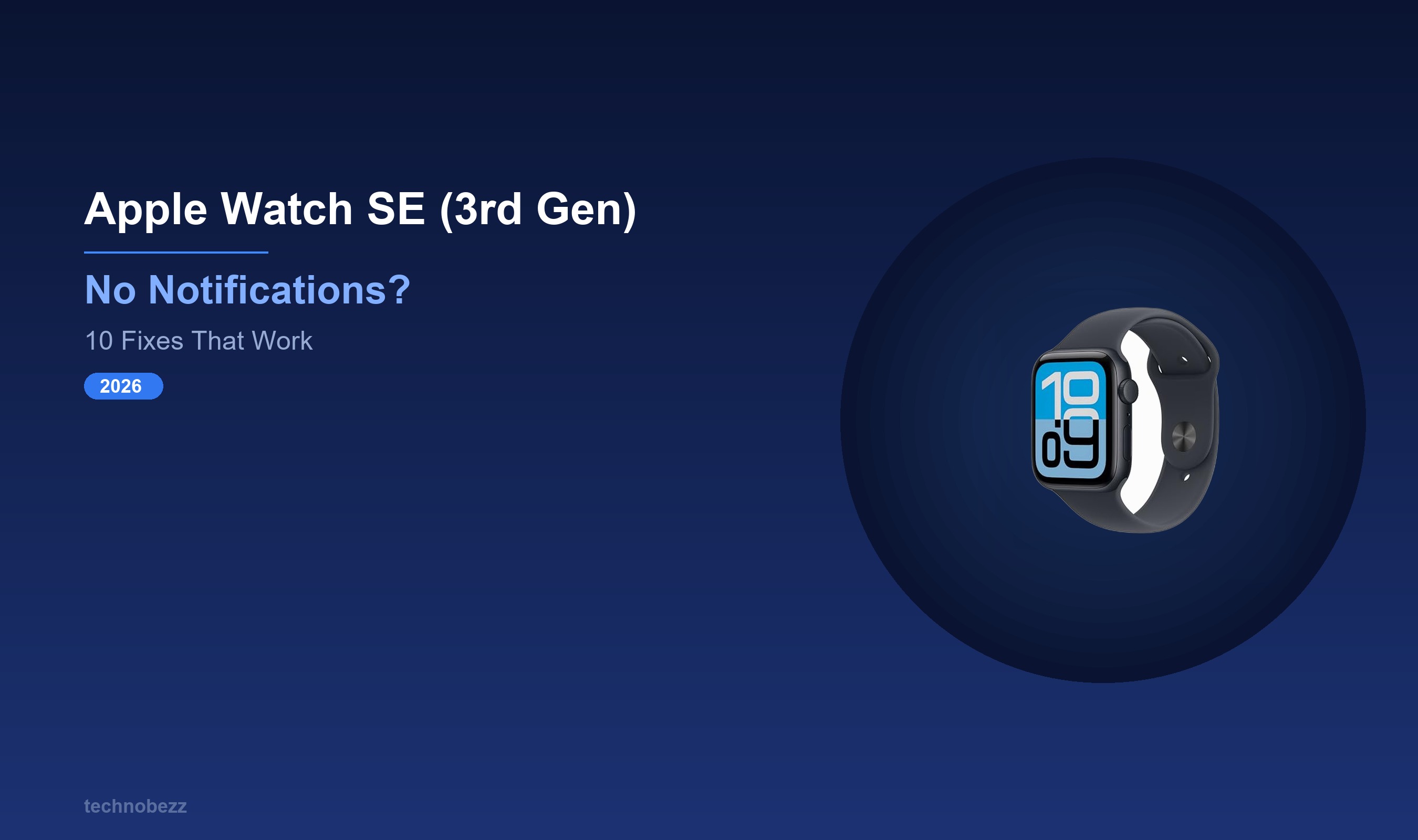 Why Your Apple Watch SE (3rd Gen) Isn't Buzzing and How to Fix It ...