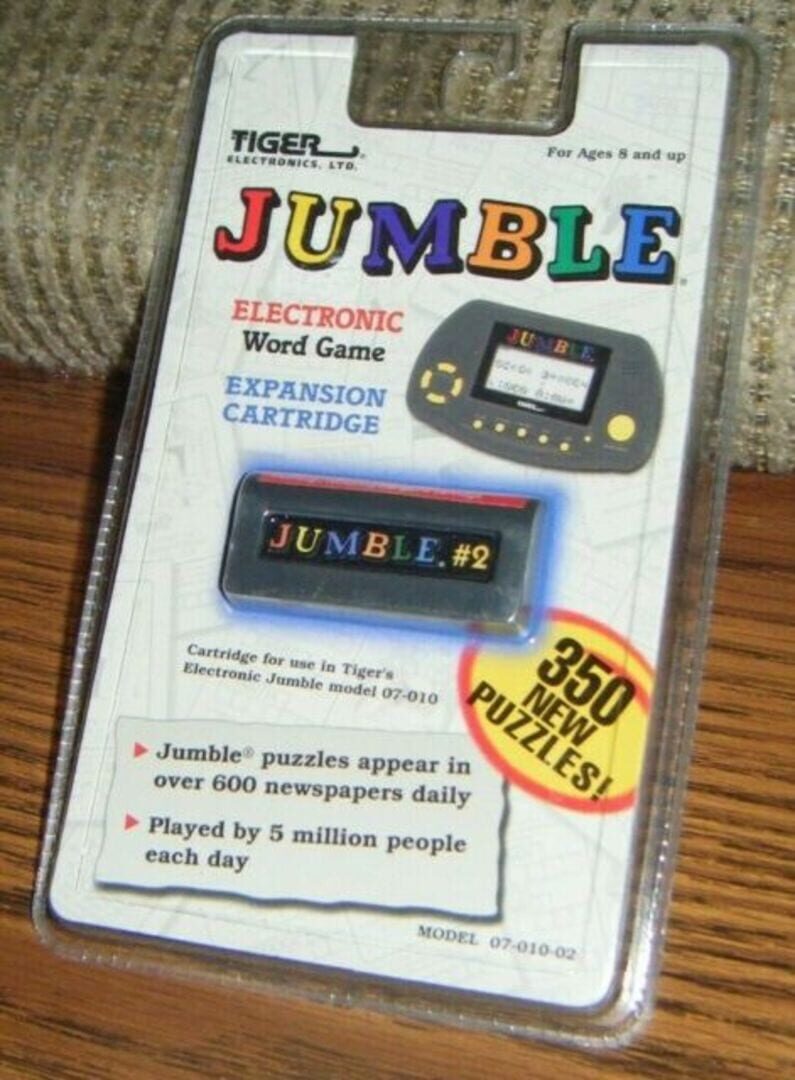 Jumble Electronic Word Game Expansion Cartridge Server Status Is