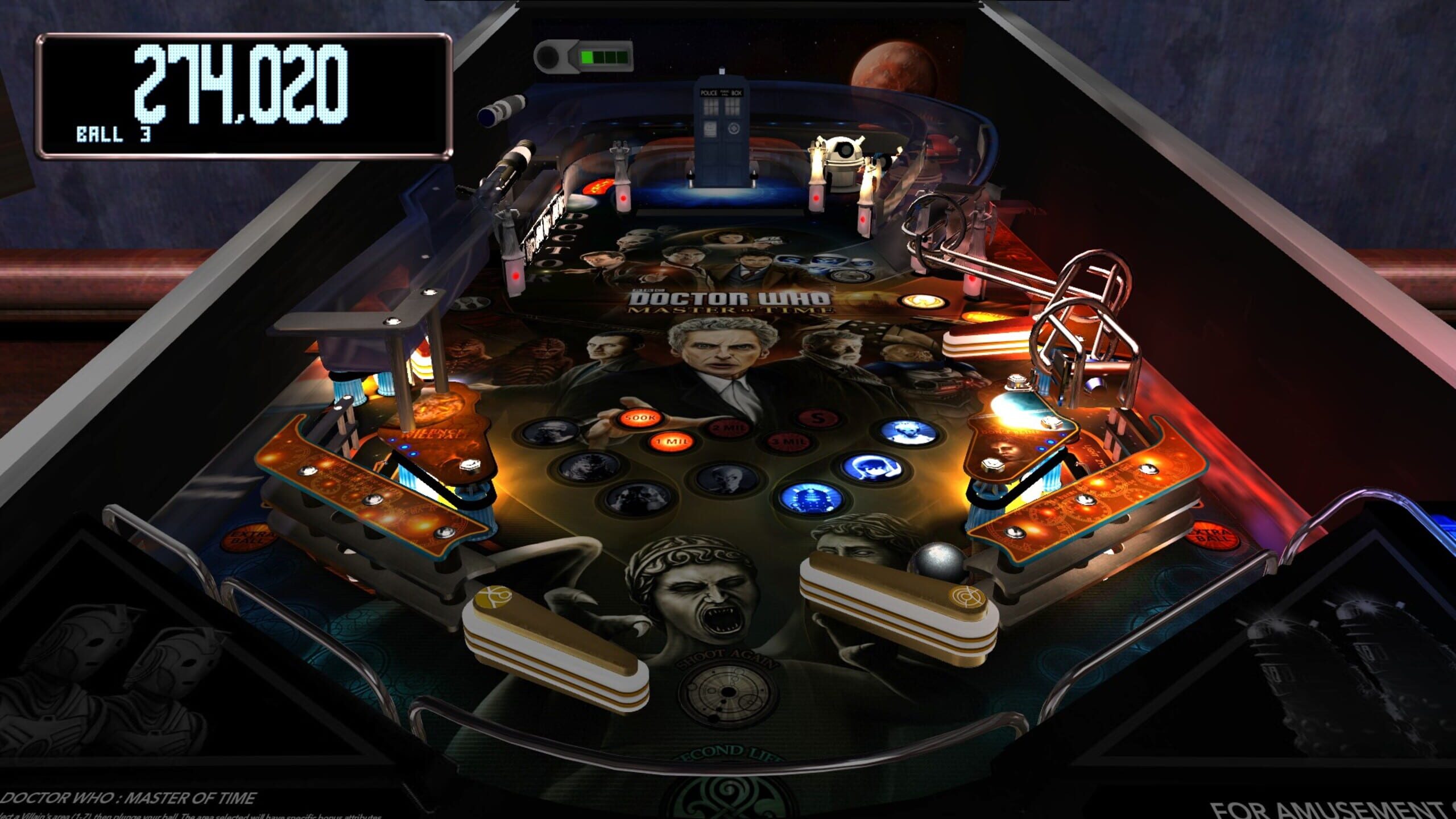 Pinball Arcade Doctor Who Master Of Time Server Status Is Pinball