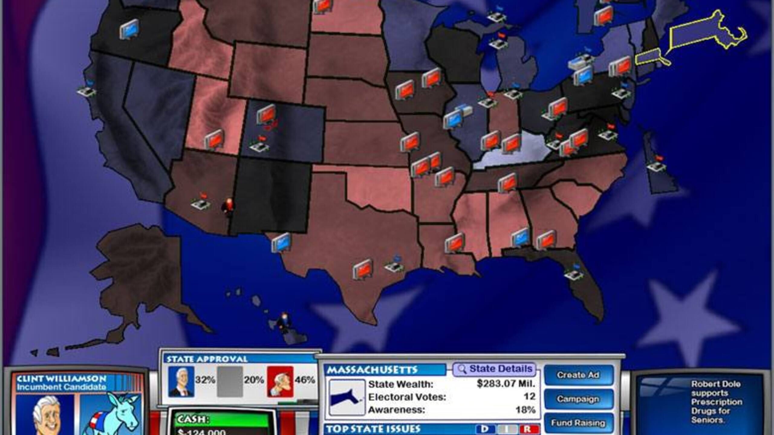 The Political Machine 2004 Server Status Is The Political Machine 2004