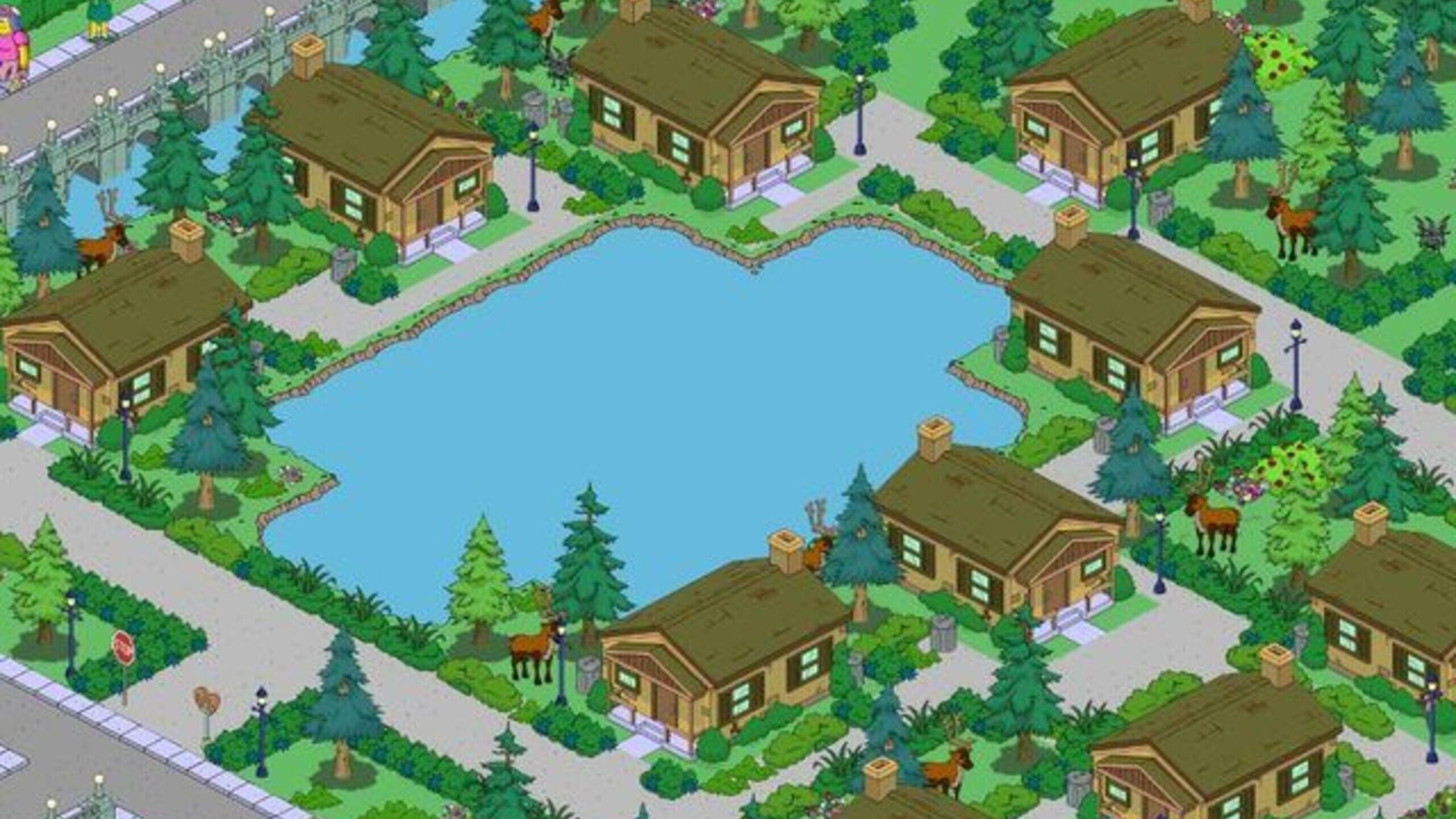 Neighbouring town. Спрингфилд (симпсоны). Симпсоны Спрингфилд игра КРАСТИ парк. Симпсоны Спрингфилд игра krasty Land. Игра Springfield расстановка 8 уровень.
