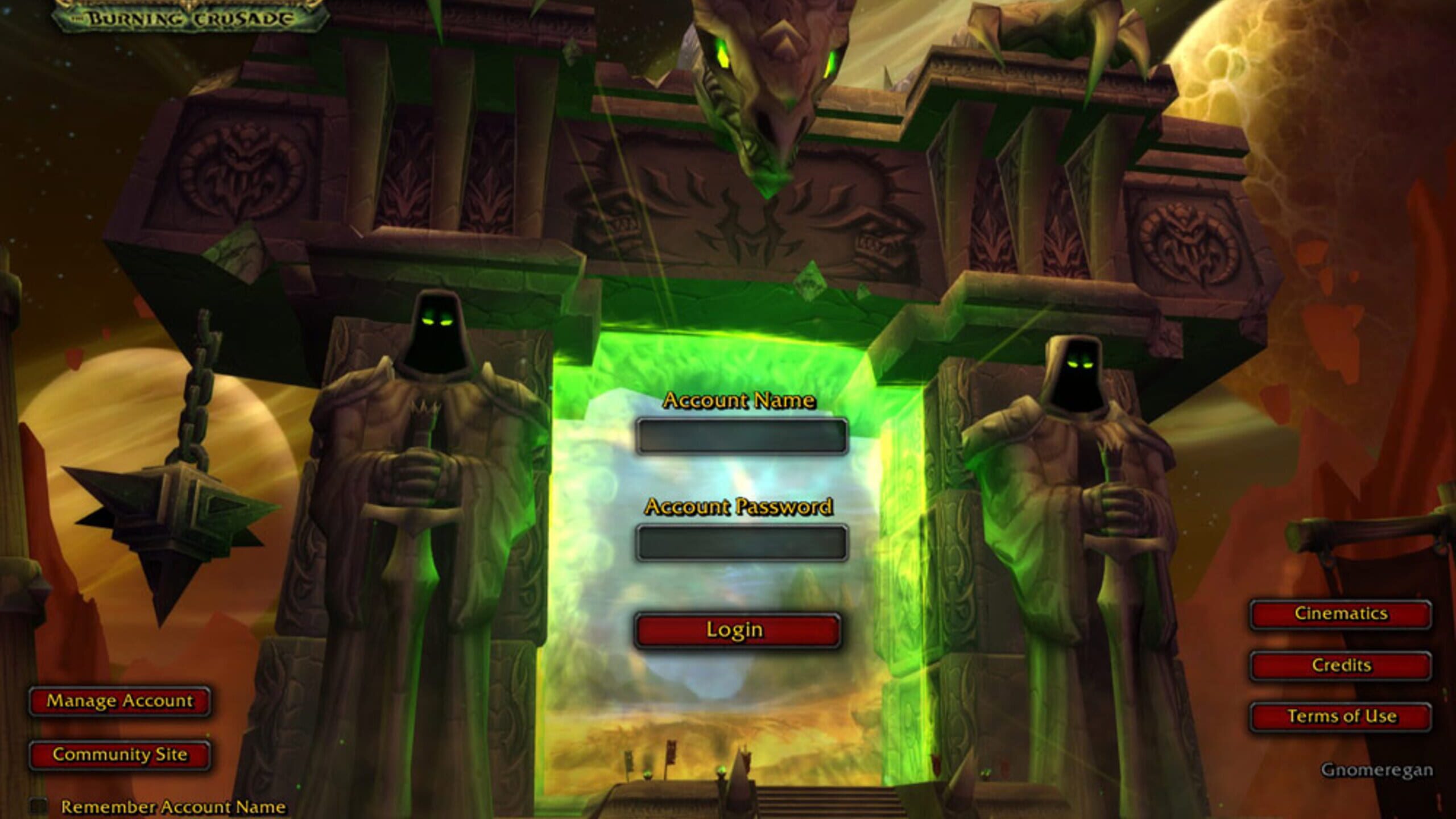 World Of Warcraft The Burning Crusade Server Status Is World Of Warcraft The Burning Crusade
