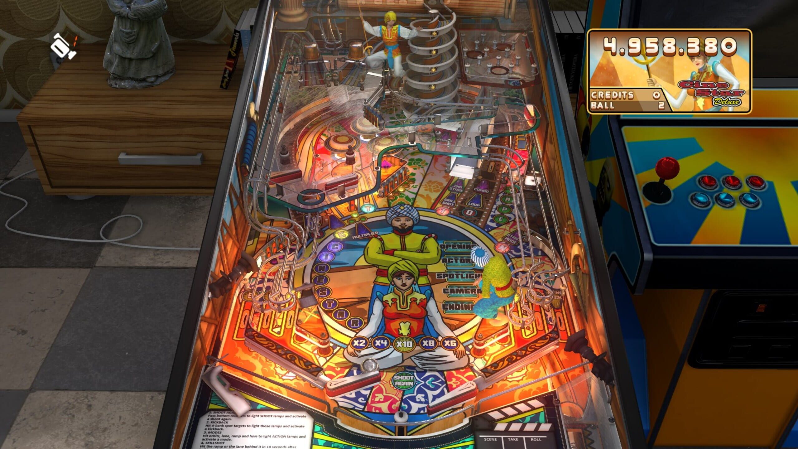 Zaccaria Pinball Deluxe Tables Pack 1 Server Status Is Zaccaria