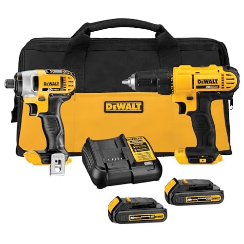 DEWALT 20V MAX Cordless Drill and Impact Driver