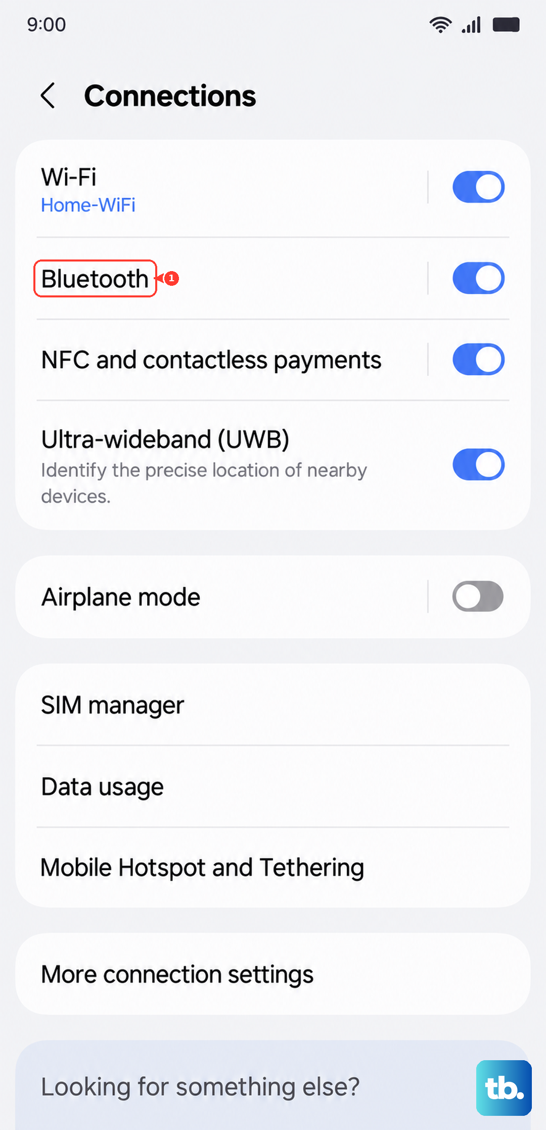 On the Connections screen, tap Bluetooth (Samsung One UI).