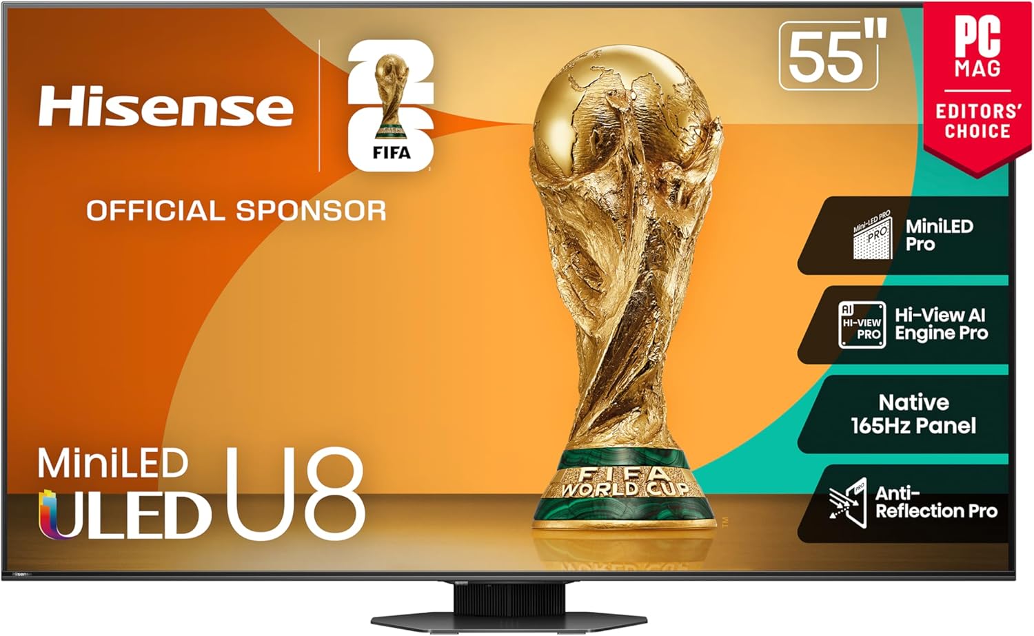 Hisense 75-Inch U8QG Mini LED QLED 4K Smart TV