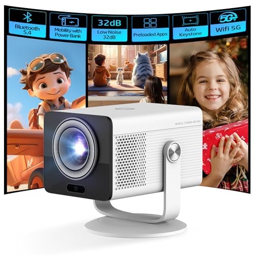 HP MC400 Mini Portable Smart Projector with WiFi and Bluetooth