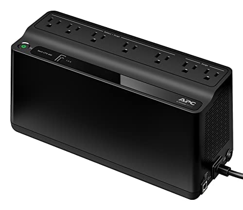 APC UPS 600VA / 330W UPS Battery Backup & Surge Protector 7