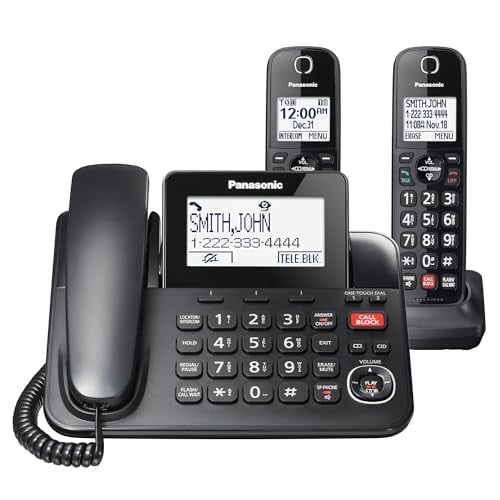 Panasonic Corded Phone/Cordless Phone with Answering Machine