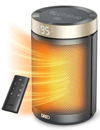 DREO Space Heater Portable Electric Heaters for Indoor Use with