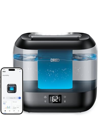Dreo Smart Humidifiers for Bedroom Top Fill 4L Supersized