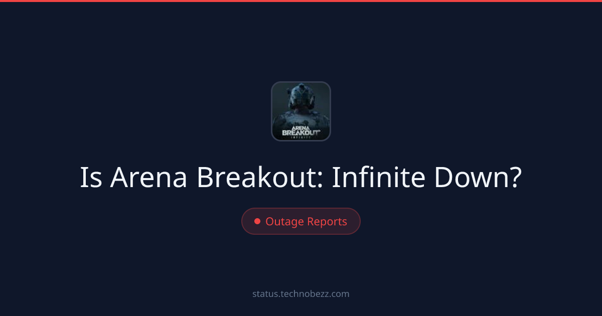 Is Arena Breakout: Infinite down? Players report trouble connecting to the servers