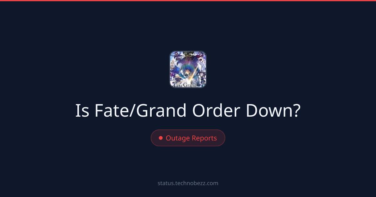 Is Fate/Grand Order down? Players report trouble connecting to the servers