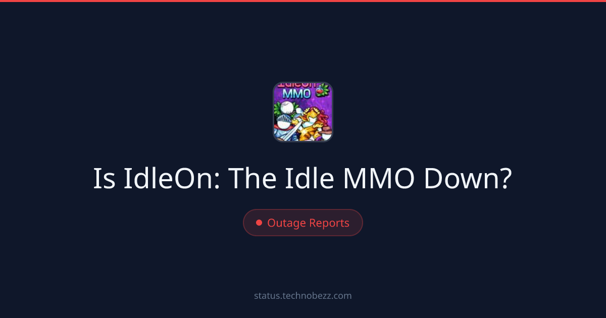 Is IdleOn: The Idle MMO down? Players report trouble connecting to the servers