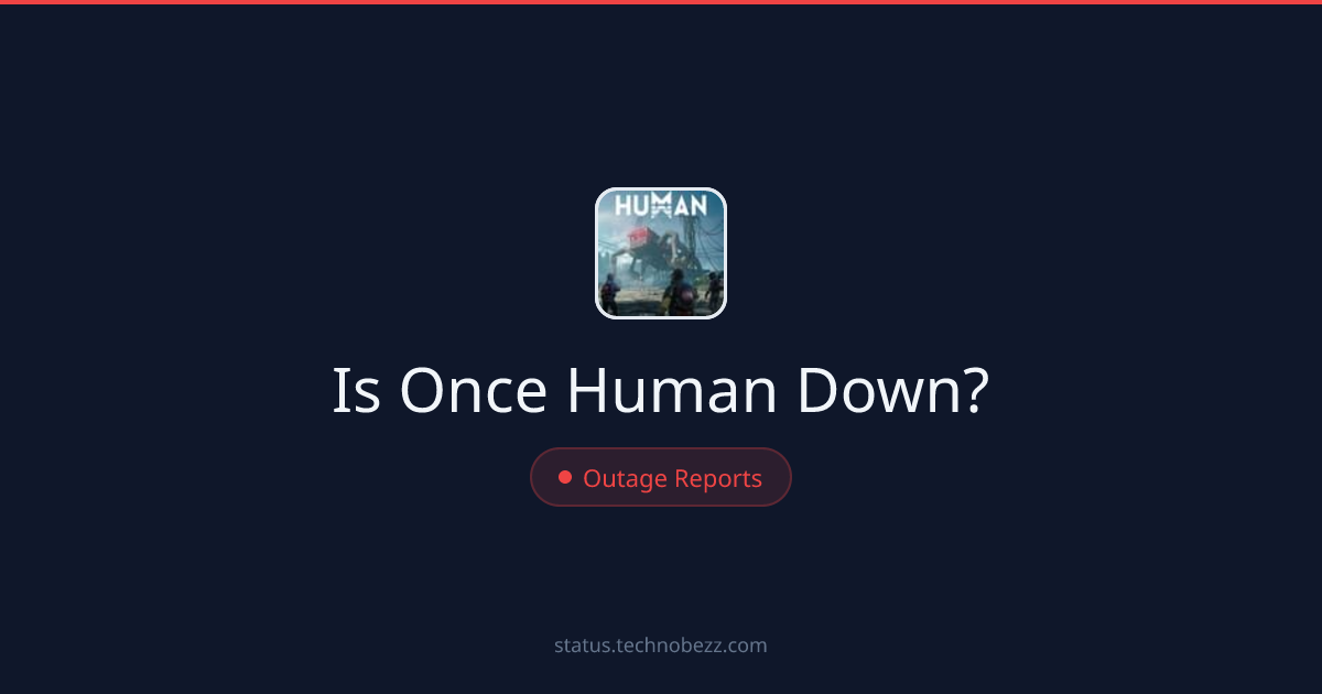 Is Once Human down? Reports indicate trouble connecting to the servers