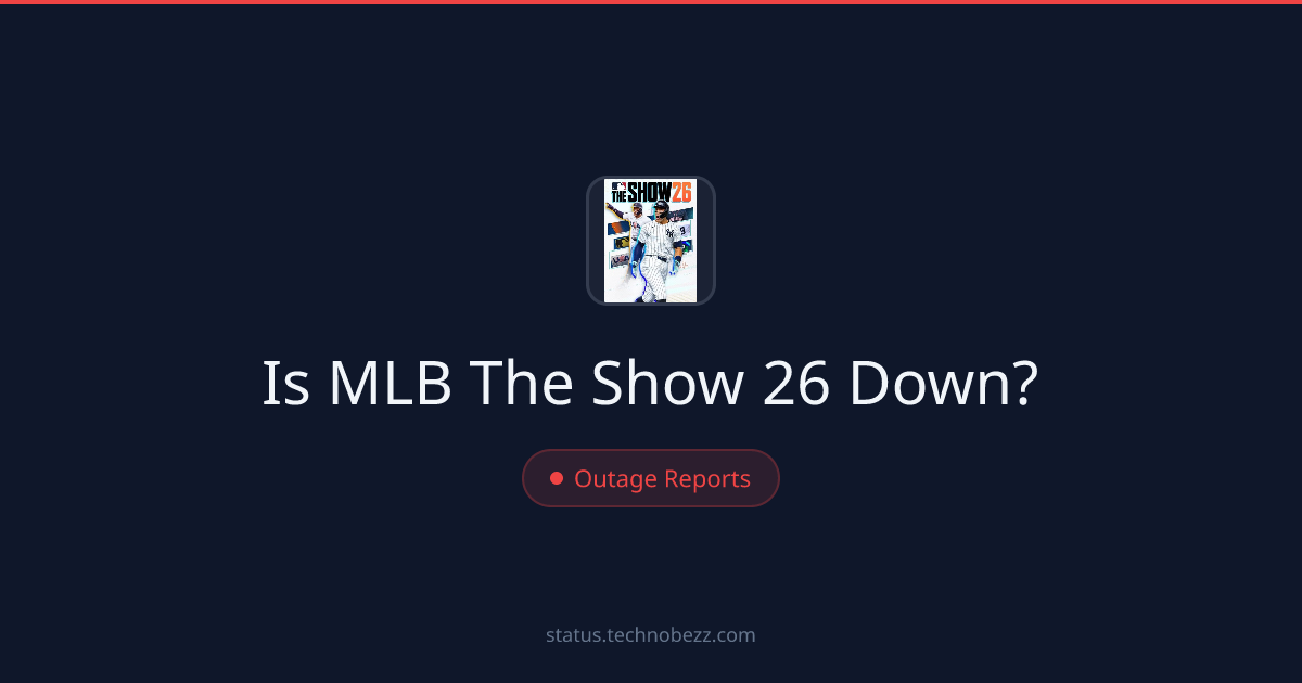 Is MLB The Show 26 down? Major outage reports as players report trouble connecting to the servers