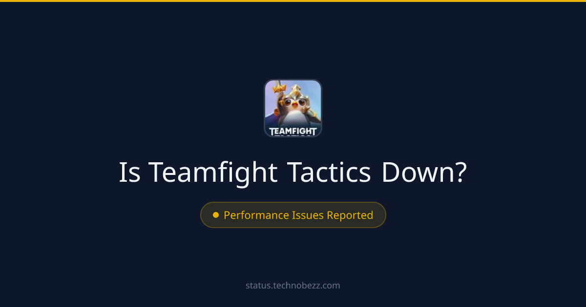Is Teamfight Tactics down? Performance issues reported, with trouble connecting to the servers