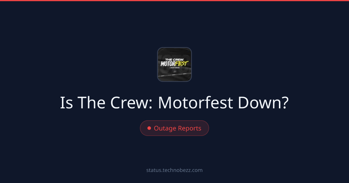 Is The Crew: Motorfest down? Major outage reports as players report trouble connecting to the servers