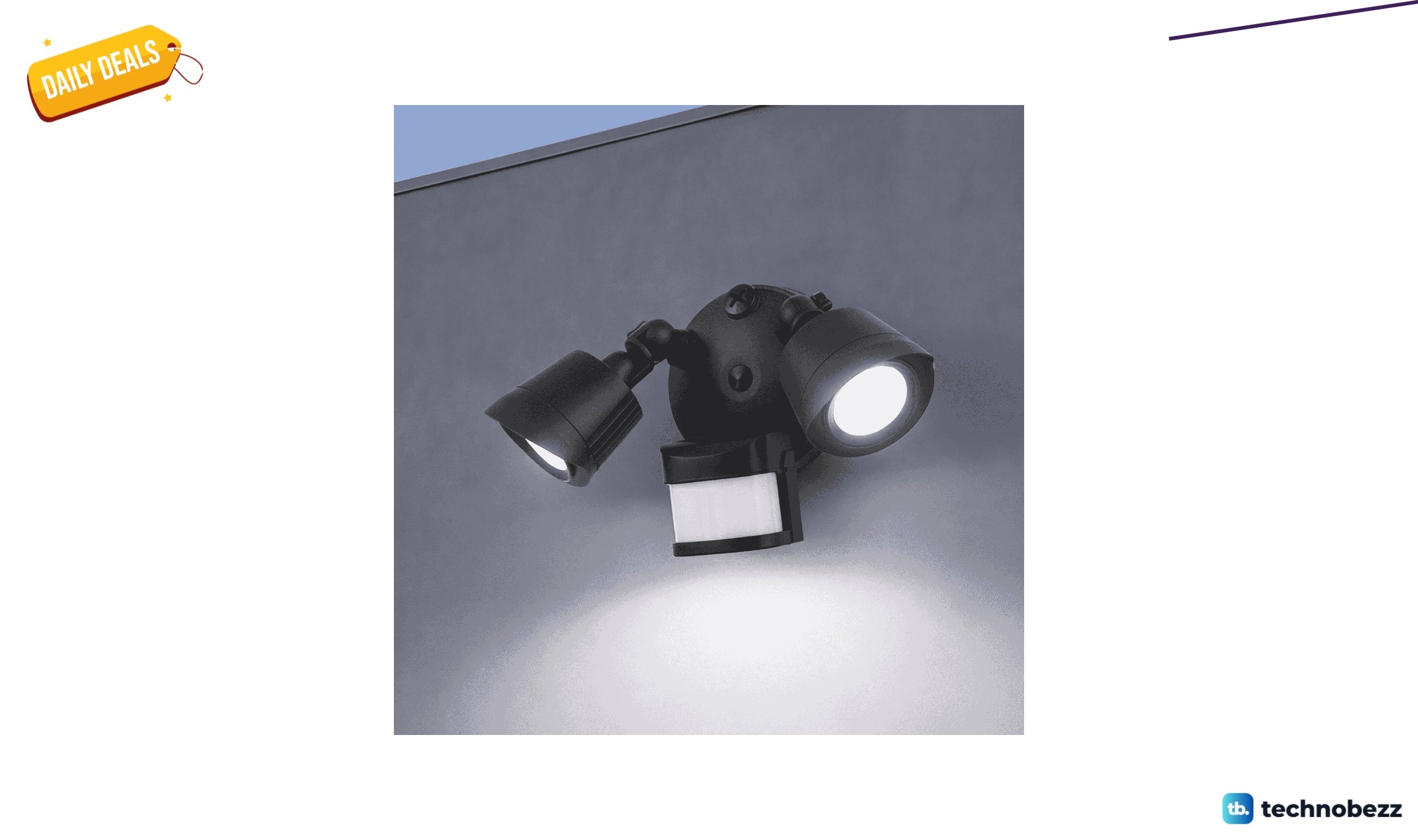 Savoy House two-head LED security flood light with motion sensor for $43.99 at Wayfair