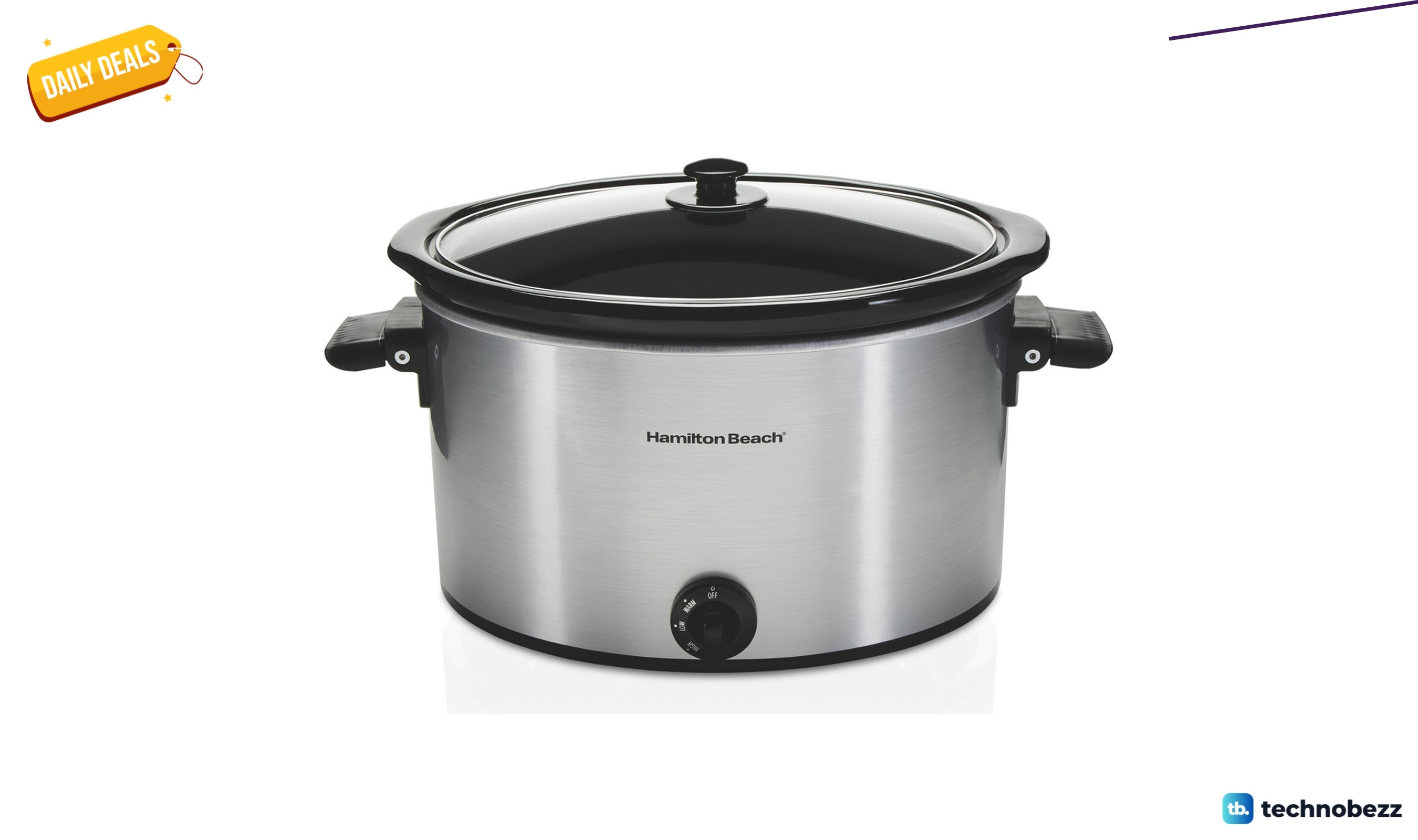 Hamilton Beach 10-quart slow cooker with folding handles for $58.74 at Wayfair