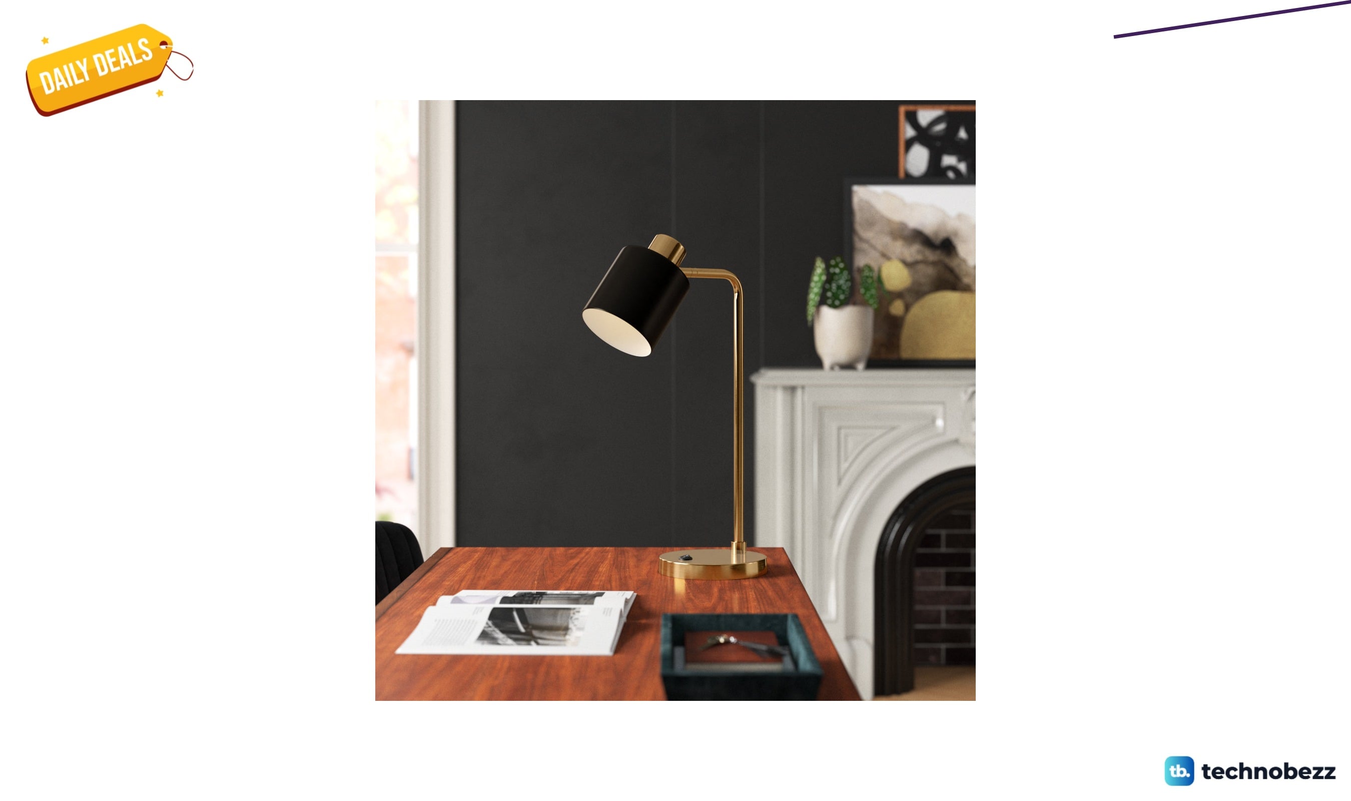 Ivy Bronx Khambrel desk lamp for $59.99 at Wayfair