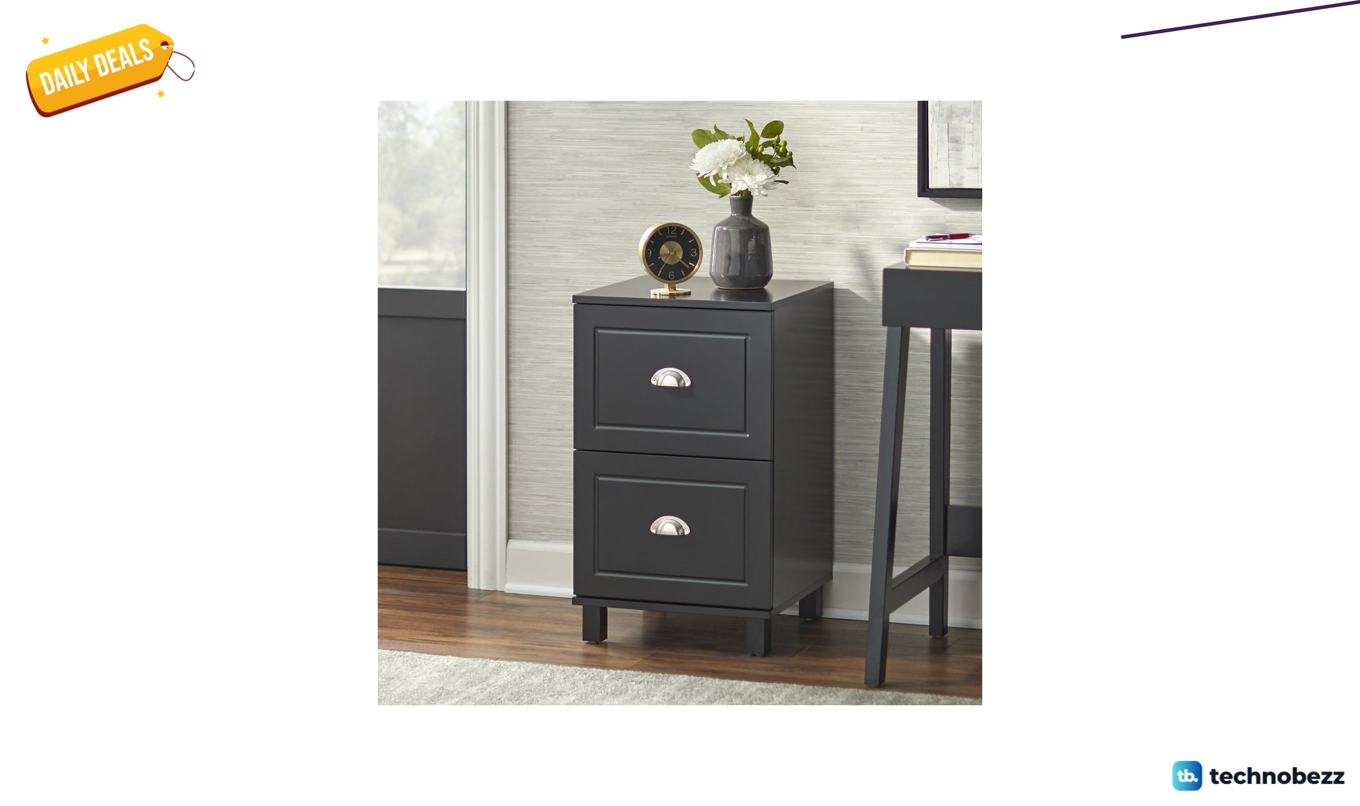 Winston Porter Brodan two-drawer vertical filing cabinet for $119.99 at Wayfair
