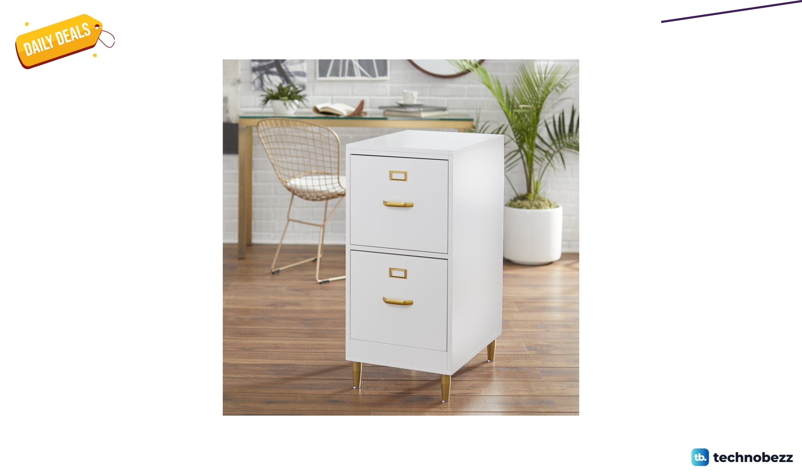 Mercer41 Dahle two-drawer vertical file cabinet for $189.99 at Wayfair