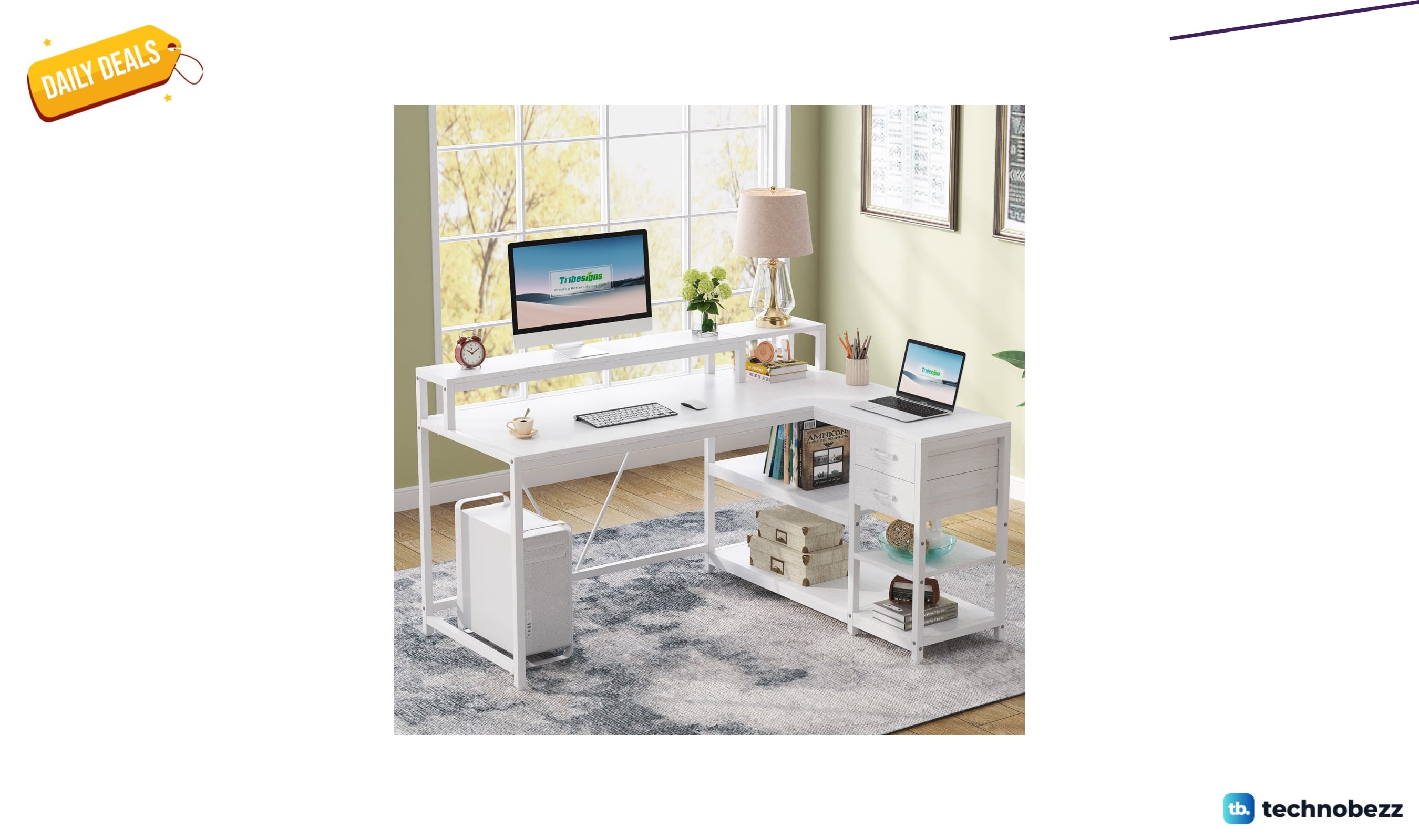 17 Stories reversible L-shaped computer desk for $169.99 at Wayfair