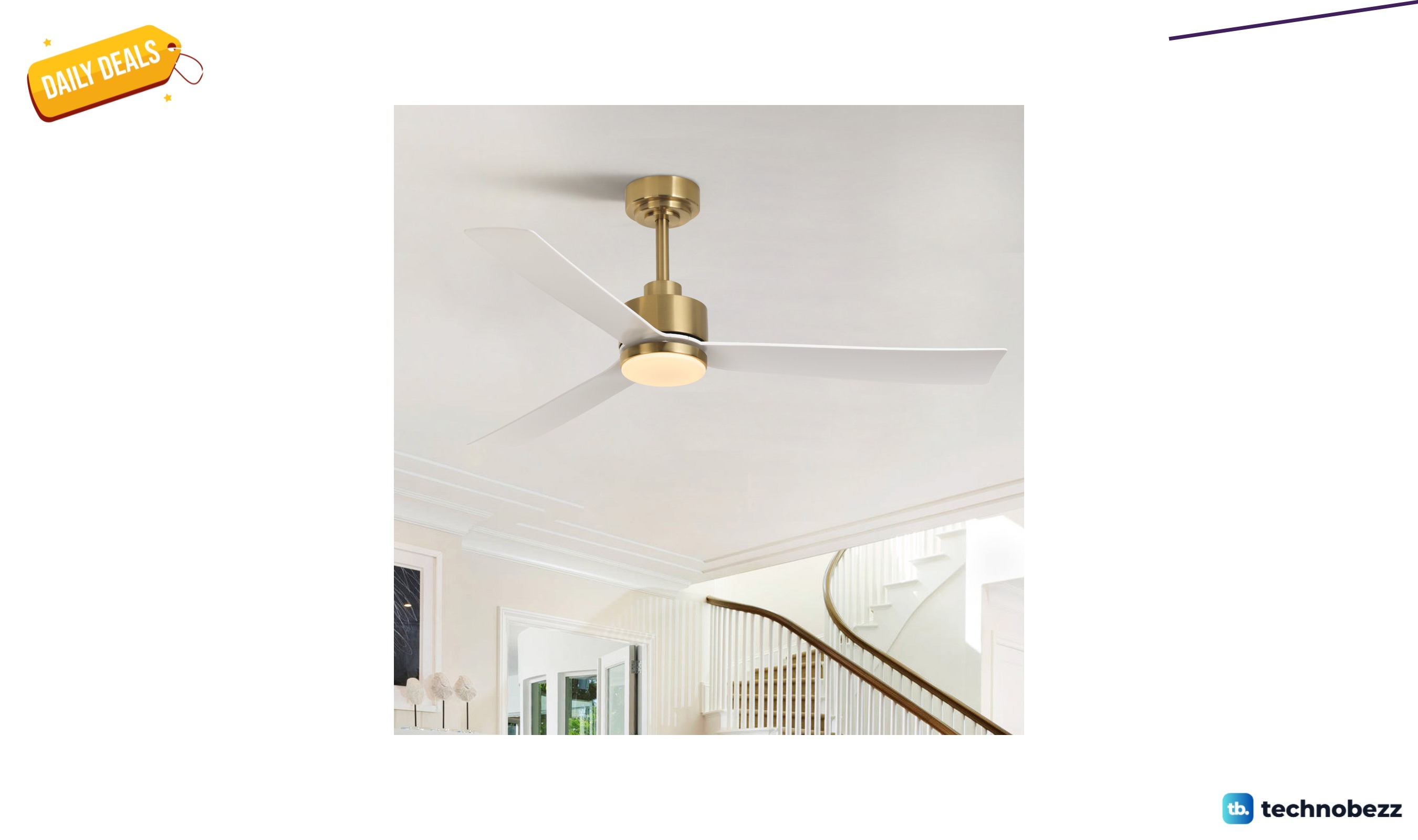 Wrought Studio Karlena 52-inch dimmable ceiling fan with light and remote for $112.99 at Wayfair